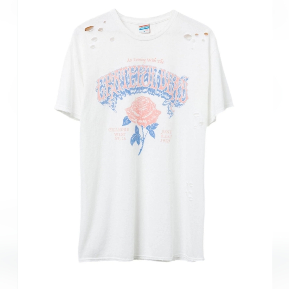 Urban Outfitters White Graphic Tee
